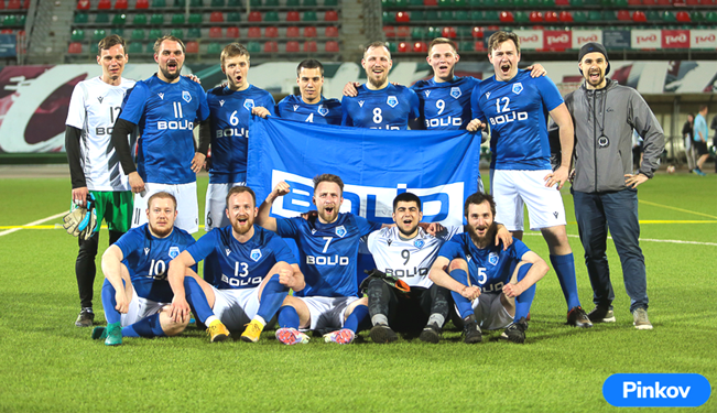 С радостью сообщаем вам, что 31 марта 2023 года мы создали корпоративную футбольную команду.