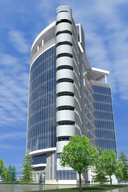 Библиотечный корпус с блоком учебных аудиторий  и трансформаторной подстанцией