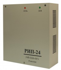 Резервированный источник питания РИП-24В-0,8А-4А*ч "Protection"