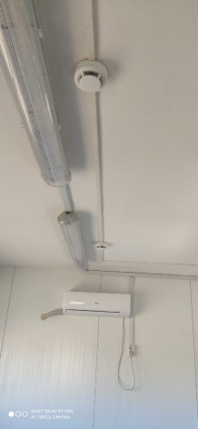 Монтаж АПС в здании спортивно-развлекательного центра на золотоизвлекающей фабрике месторождения "Аксу"