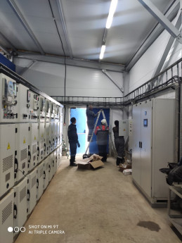 Монтаж АПС на подстанции "Бортовая" золотоизвлекающей фабрики на месторождении "Аксу"